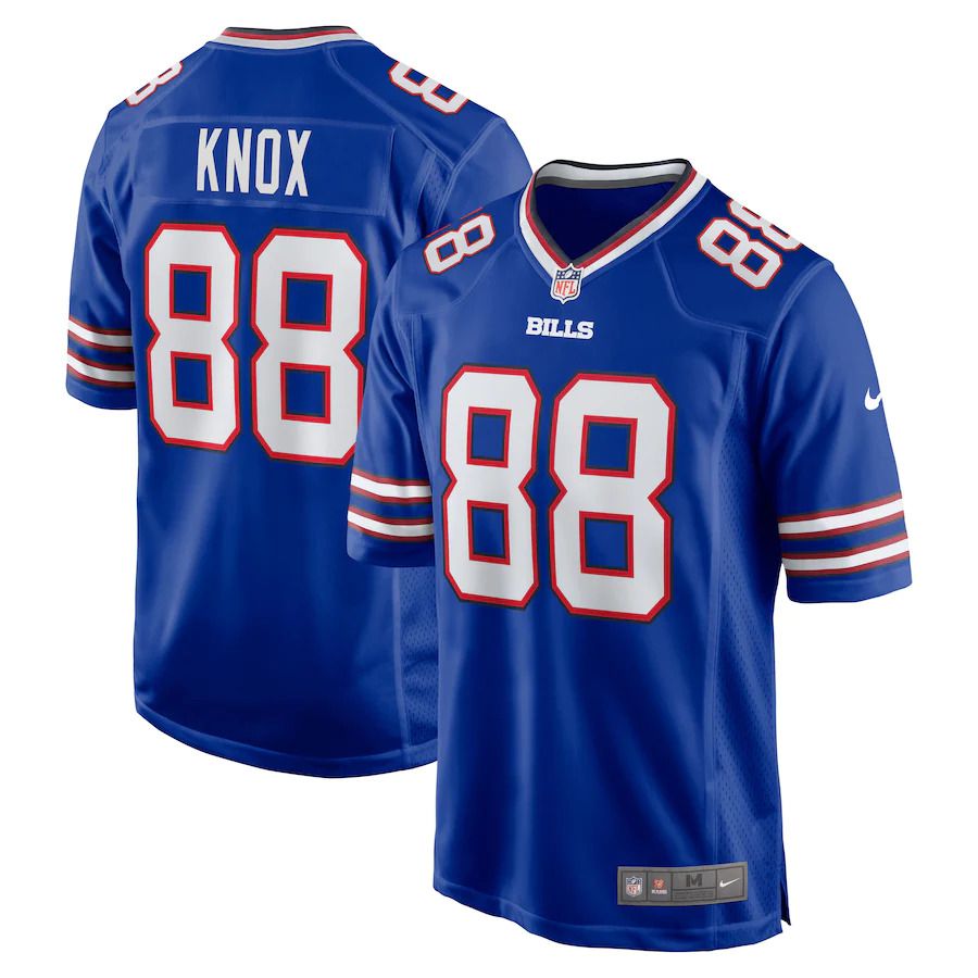 Men Buffalo Bills #88 Dawson Knox Nike Royal Game NFL Jersey